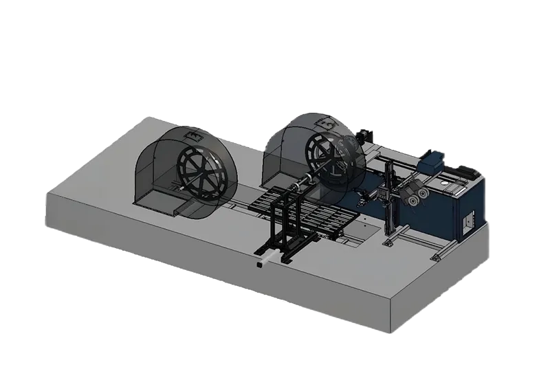 Centrifugal fan casing welding