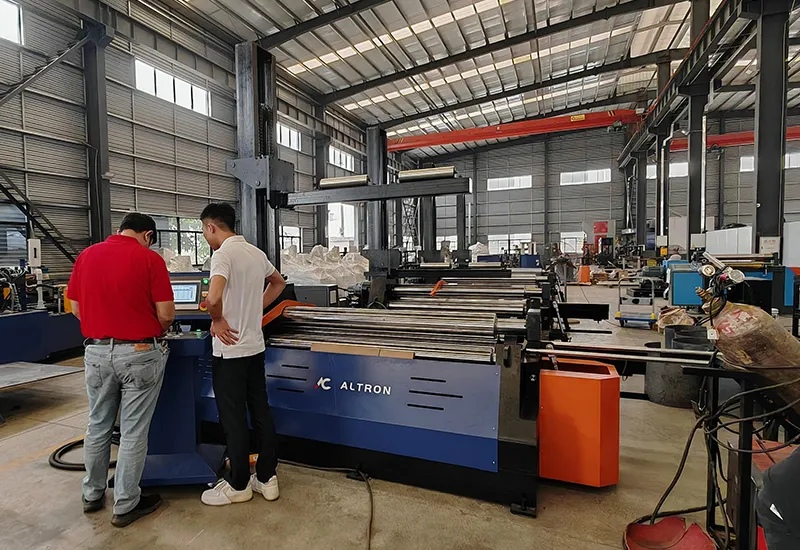 Rolling machine training area