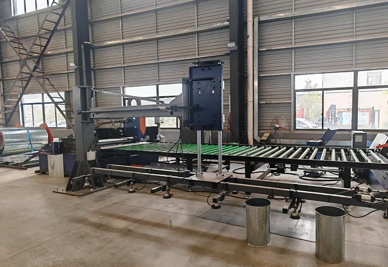 Rolling production line assembly area