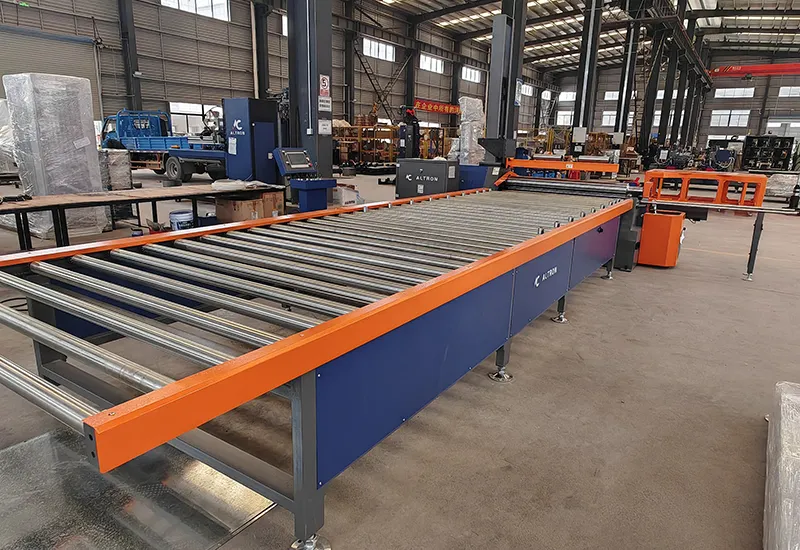 Automatic rolling production line