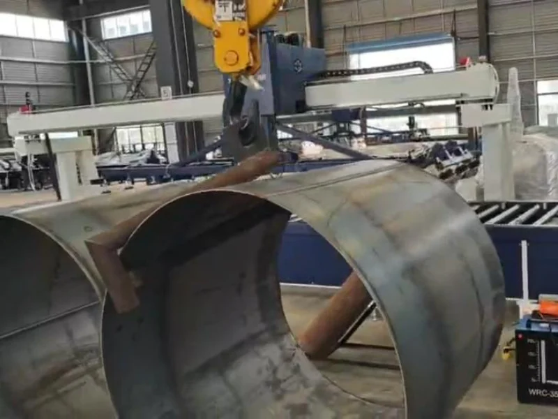 Air duct rolling production line