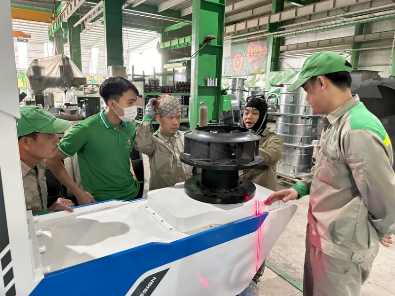 Impeller robot installation completed in Vietnam