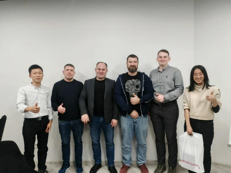 Meeting of the fan factory in Yekaterinburg, Russia