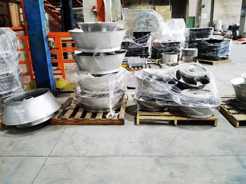 Mixed flow fan impeller sample