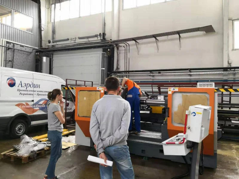 Russian spinning machine training