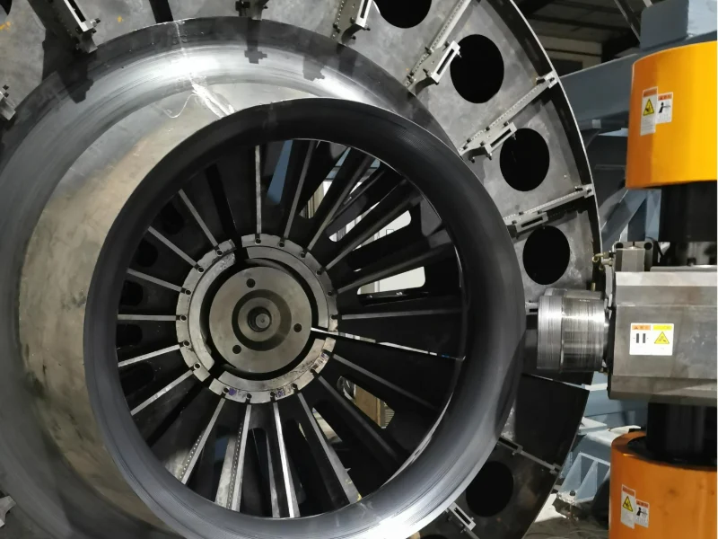 Spinning of small opening of air inlet cone