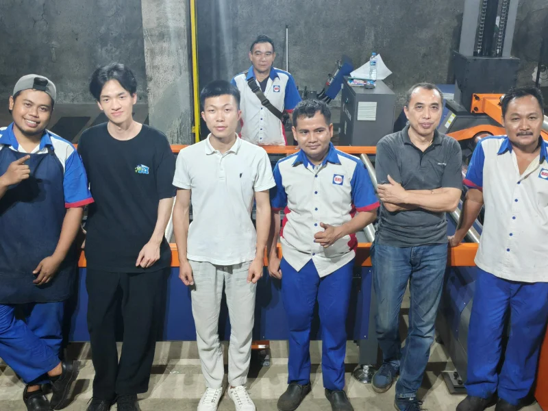 The first batch of equipment was installed by Indonesian customers