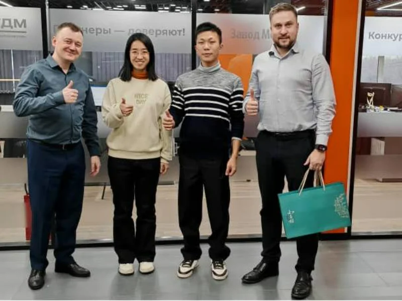 Visit to old customers in St. Petersburg